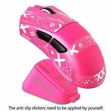 ATTACK SHARK 3-Mode Wireless Gaming Mouse, 25000 DPI, 62g Ultra-Light RGB Mouse, Supports Wired/2.4G/Bluetooth Connection, Broadcom BK52820 Chip, Omron Micro Switches, 100 Million Click Lifespan, 500mAh Battery & RGB Charging Base, Adjustable DPI, Suitable For PC Gamers - Multicolor - View 13