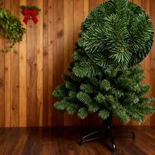 1pc Green Artificial Christmas Trees, Unique Holiday Decorations, Used For Home Decoration, Holiday Styling, Store Decoration, And Creating A Home Atmosphere. Suitable For Both Indoor And Outdoor Use - Green - View 10