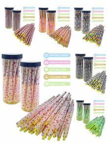 50张卷烟纸，预卷烟锥，香烟纸和烟管，超薄慢燃喇叭形卷烟纸，吸烟配件，礼品套装，情人节礼物，新年礼物，家居装饰圣诞礼物