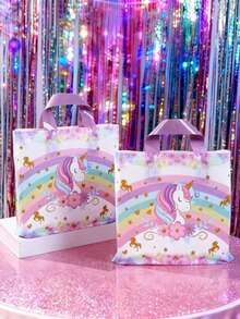 25/50 Túi Quà Kỳ Lân Cầu Vồng Lớn, Túi Quà Tặng Đa Năng, Túi Túi Quà Tặng Tiệc Tặng, Túi Mua Sắm, Túi Sinh Nhật Kỳ Lân, Quà Nhồi Sinh Nhật, Đồ Dùng Tiệc Sinh Nhật, Quà Sinh Nhật, Túi Mang Theo Hàng Ngày, Trang Trí Tiệc Kỳ Lân, Thích Hợp Cho Tiệc Tụng, Quà Sinh Nhật, Quà Cưới, Tiệc Cô Dâu, Tiệc Bé Gái, Tiệc Tiết Lộ Giới Tính, Ramadan - Nhiều màu - Xem 5