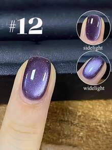 MISS SHAKA 10毫升秋冬美甲冰透明粉蓝玻璃珠猫眼凝胶指甲油超闪灯泡猫眼脚趾甲油美甲艺术美甲沙龙居家DIY美甲用品圣诞美甲 - 彩色 - 查看 15