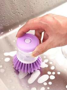 1/3/4 jeux de brosses de nettoyage d'ustensiles de cuisine, brosses à vaisselle ménagères, brosses à vaisselle à pression, petites brosses portables pour casseroles de cuisine, outils de nettoyage pour camping et pique-nique en véhicule récréatif et en plein air, ustensiles de cuisine d'extérieur, équipement d'extérieur, fournitures de nettoyage, fournitures de cuisine, accessoires de cuisine, outils de nettoyage, brosses de toilette (style, couleur, épaisseur, aléatoire) - Multicolore - Voir 4