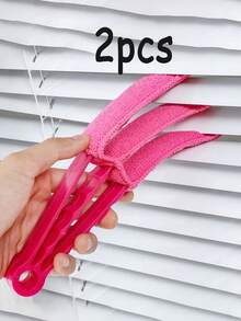 Reusable Window Blind Cleaner With Handled Removable Washable Dust Brush Scratch-Free Windshield Cleaner Tool Household Crevice Wizard Air Conditioner Vent Cleaning Brush For Blinds Blinds Curtains Glass Cleaning Office Back-To-School Home Kitchen Essential Accessories