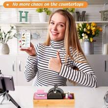 HAWT Bamboo Kitchen Drawer Organizer Wooden Storage Box For Utensil Organizer Silverware Tray Cutlery Holder Flatware Containers - Multi-Use Deep Drawer Dividers Organizer For Bathroom Jewelry 12"3"2.5" - Bamboo - View 3