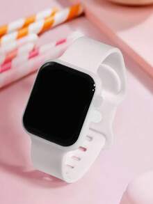 Dwa modne modele odpowiednie dla nastolatków: prosty i uroczy, łączący w sobie oba style, a także klasyczny. Kwadratowy zegarek elektroniczny z cyfrowym wyświetlaczem LED. Idealny na codzienne zajęcia uczniów, takie jak powrót do szkoły, imprezy i podróże. Doskonale sprawdzi się jako prezent dla przyjaciół lub prezent urodzinowy. Najlepszy prezent dla mamy na Dzień Matki lub ślub. - Wielokolorowe - Zobacz 7