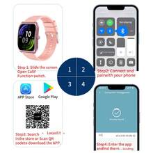 LIGE全新智能方形曲面屏手表，拥有100多种运动模式、多种自定义表盘、天气预报、来电显示、信息提醒、运动记录、生理期提醒、生活防水等功能，是一款时尚多功能女士运动智能手表。 - 黑色 - 查看 10