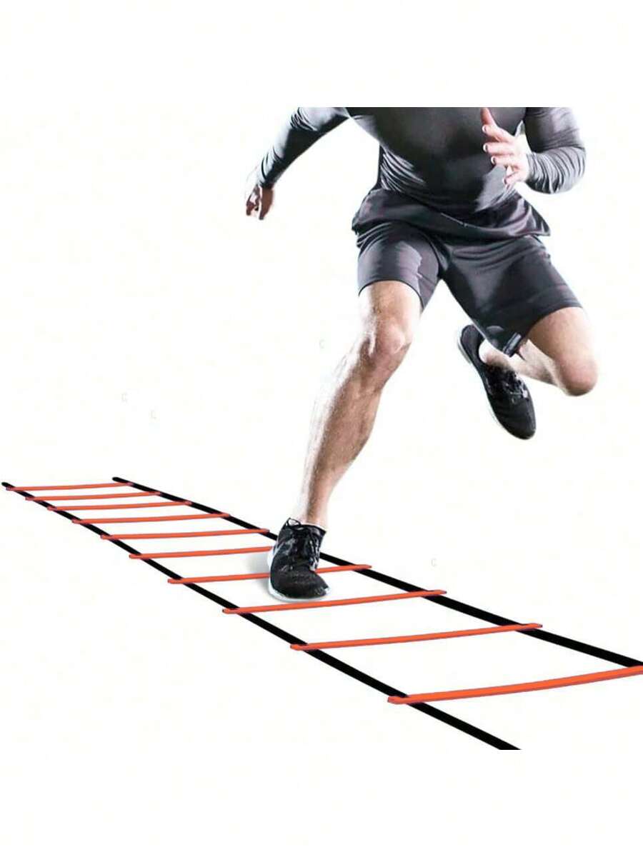 1pc Football Agility Ladder With Carry Bag, Speed Training Equipment - Multicolor - View 1