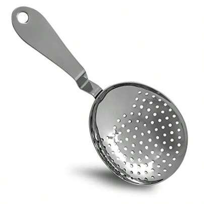 Julep Strainer: Stainless Steel Cocktail Strainer For Home Or Commercial Bar