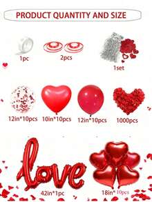 1 个 42 英寸爱心形铝箔气球，适用于婚礼、求婚、情人节派对装饰、返校情人节