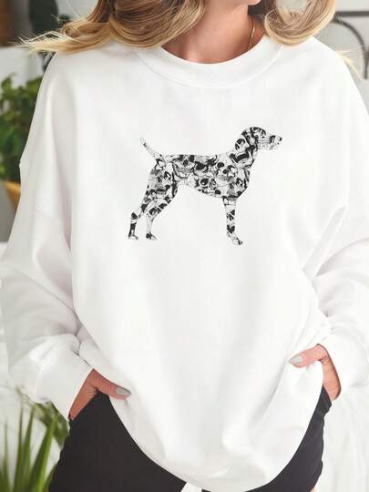 German Shorthair Pointer GSP Dog Mom Long-Sleeve Sweatlong-Sleeve Sweatshirt