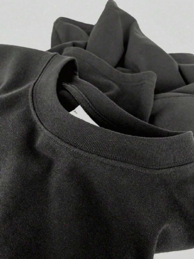 Four Busts Of Classical Greek Thinkers, Including Plato And Socrates, Symbolize The Pursuit Of Knowledge And The Study Of Metaphysics, Highlighting The Legacy Of Ancient Wisdom And Profound Reflection For Contemporary Man Who Values Culture And Philosophy. Men's T-Shirt, 220g - Black - View 4