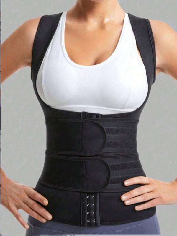 1pc Waist Trainer Corset, Posture Corrector With Breathable Back Support, Abdominal Control Compression Belt, Suitable For Women Sports Waist Shaping, Great Gift For Christmas, Valentine's Day, Thanksgiving