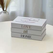 3pcs Foldable Decorative Fake Books, Paper Material, Suitable For Home, Living Room, Coffee Table, Modern Decor, Stackable Display, Hotel, Gift, Minimalist Nordic Style Decorative Books, Coffee Shop, Showroom Tabletop Prop - Multicolor - View 15