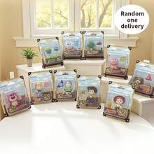 Miniso Pixar Playful Infinity Series Blister Card Blind Box, Classic Character Restoration + Exquisite Details, High-Quality Toy, Desktop Collection Ornament/Fans' Treasured Gift(1 PC Random Delivery) - Multicolor - View 1