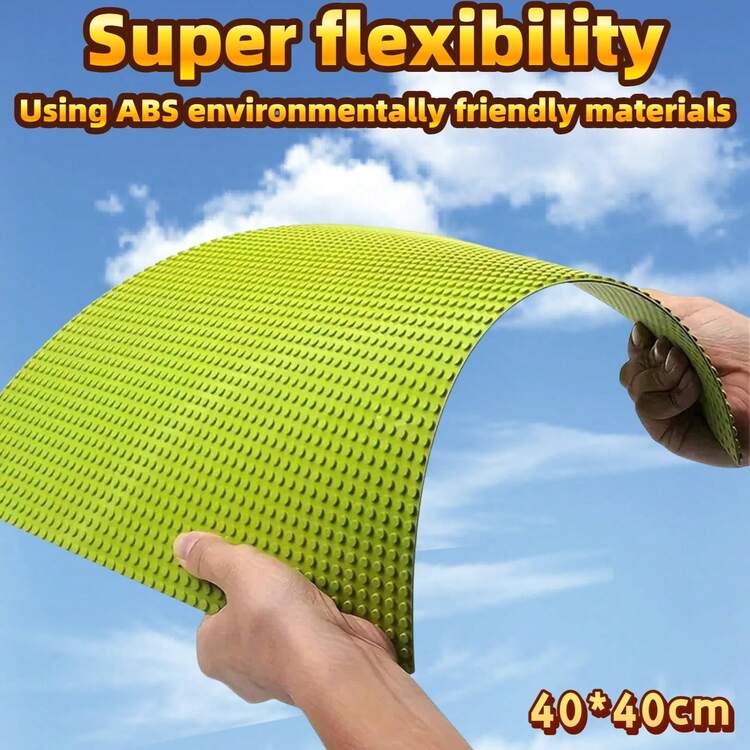 1 tấm đế gạch xây dựng 50X50, phù hợp với tất cả các mô-đun xây dựng thương hiệu lớn, 15,7X15,7 inch, quà tặng ngày lễ/sinh nhật/giáng sinh - Nhiều màu - Xem 5