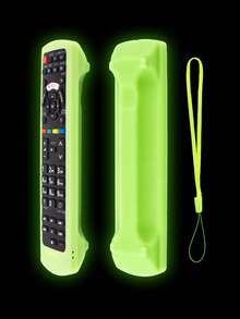 Funda protectora compatible con el control remoto de TV RM-L1268/N2QAYB001212 con adhesión completa. Con cuerda colgante - Multicolor - Ver 2