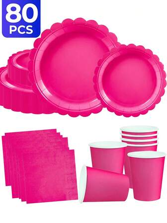 20/40/60/80/100 Einweg-Besteckset, inklusive 18 cm Papier-Tablett, 23 cm Papier-Tablett, 266 ml Becher, Servietten, geeignet für tägliche Zusammenkünfte, Geburtstagsfeiern, Bridal-Shower, Baby-Shower, Clubs, Hochzeiten, Teegesellschaften, Picknicks, Outdoor-Ausflüge und thematische Partys. Küchen- und Restaurantbedarf, Papier-Tabletts, Papierbecher, Taschentücher, Feierlichkeiten, Einweg-Papier-Tabletts, Einweg-Papierbecher, Überraschungspartys, Geburtstagsdekoration