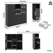 Bar Tables - Black + MDF-1 - View 8