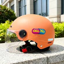 1PC 3 Inch Waterproof Outdoor PVC Removable Sticker Chill Pill Capsule Retro Pop Art 90s 2000s Y2K Aesthetic Colorful Cartoon Relax Good Vibes Only Anxiety Relief Decal For Laptop Fridge Skateboard Luggage Room Decor Party Favors Girl Style - Multicolor - View 6