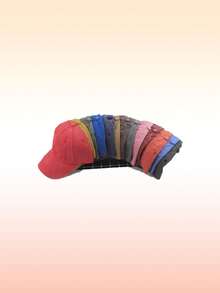 1pc Men's Letter Print Baseball Cap Breathable Material Baseball Cap Outdoor Sports Adjustable Hiking Casual Street Fashion Hat Unisex Versatile Dad Hat Multiple Colors Available - Multicolor - View 8