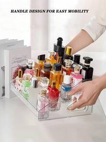 1Piece Home Lipstick And Cosmetics Storage Rack, Multi-Layer Transparent Nail Polish Display Rack, Nail Art Storage Box, Storage Rack - Multicolor - View 5