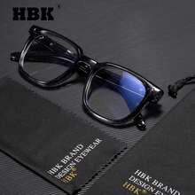 HBK 时尚光学镜架新款 TR90 方形大框复古艺术装饰休闲透明眼镜男女通用，户外旅行假日街头摄影购物节礼物 - K39922 - 查看 42