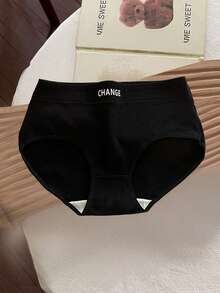 6pcs Women's Cotton Panties, Solid Color Comfortable Seamless Breathable Hipster Briefs - Multicolor - View 5