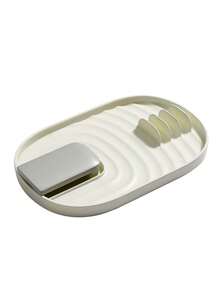 2pcs Modern Compact Pot Lid Holder, Heat-Resistant Kitchen Storage Small Tool, Smooth Edges, Non-Slip Bottom, Suitable For Stove, Can Hold Cooking Spoons, Spatulas, Pot Lids And Utensils, Fashionable Space-Saving, Ideal Accessory For Home Kitchen - Multicolor - View 13