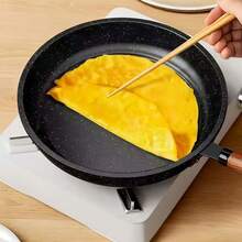 不粘煎锅套装；煎牛排、煎蛋、煎饼和户外露营的理想之选；适用于电磁炉和燃气灶；炊具套装，平底煎锅 - 彩色 - 查看 7