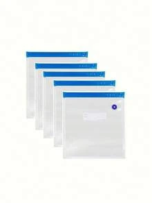 1 Set Vacuum Food Preservation Bag With Pump And Sealer Clips, Refrigerator Storage Bag, Hand Drawn Vacuum Zipper Ziplock Bag, Preservation Bag, Food Dispensing Bag, Reusable Food Storage Bag, Kitchen Supplies,3 In 1 Large, Medium, And Small Vacuum Zipper Bag For Storage - Multicolor - View 12