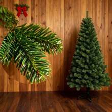 1pc Green Artificial Christmas Trees, Unique Holiday Decorations, Used For Home Decoration, Holiday Styling, Store Decoration, And Creating A Home Atmosphere. Suitable For Both Indoor And Outdoor Use - Green - View 4