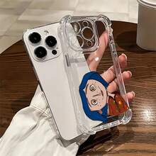 Funda para móvil con diseño de , colores vibrantes y estilo único, compatible con teléfonos ,  17,  16 Pro Max,  15 Pro Max,  13 y  12. Fabricada en TPU para una protección total contra golpes y caídas. Ideal para fans, como regalo de Halloween, para amigos originales y para dar rienda suelta a tu creatividad. - transparente - Ver 1