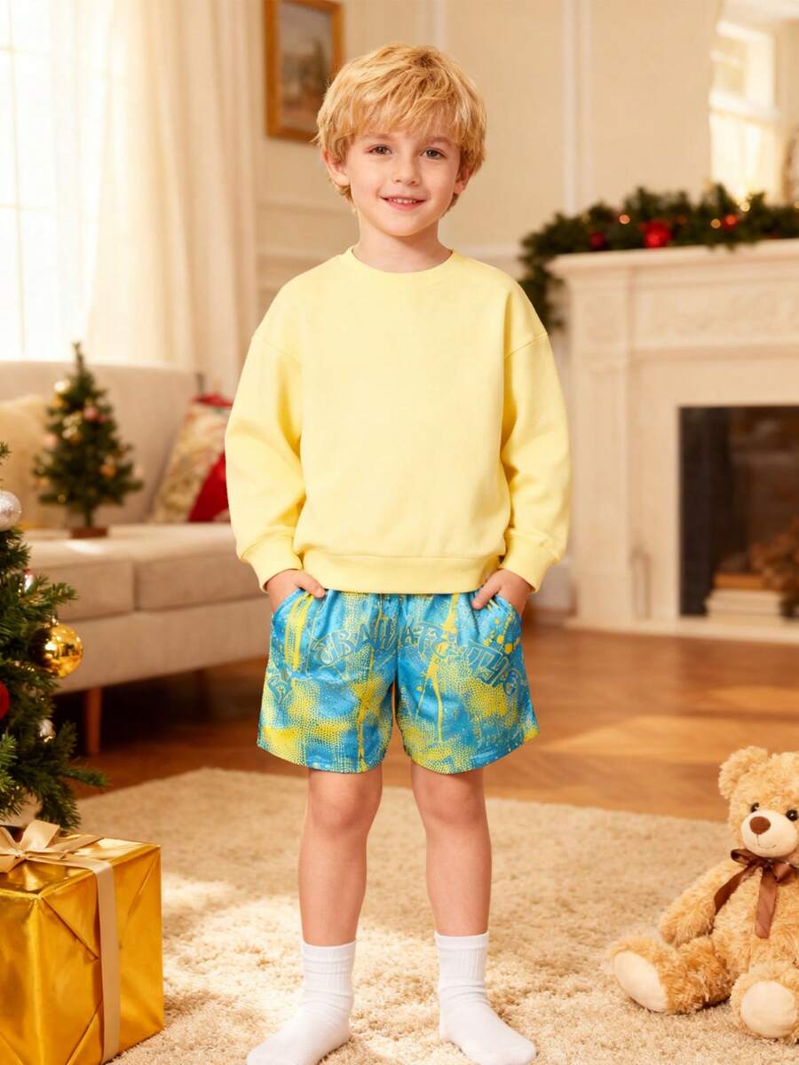 Ice Cream Shorts Boy Clothes, Gifts For Teen Kids Boys Unisex, Green Trunks Sweatpants Underwear Pants, Boys Christmas, Christmas Birthday Gifts For Teenage Dress, Thanksgiving Outfit, School Sport Running Pants, Running Pants, Basketball Shorts - xanh bạc hà 2 - Xem 1
