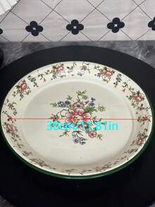 1个圆形烤盘，耐高温，适用于意面、沙拉、甜点和寿司/多功能厨房用具，适合圣诞节烘焙、家庭聚会、烧烤、烘焙面包 - 经久耐用的四季烘焙餐具配件，适合作为圣诞礼物送给亲朋好友 - 彩色 - 查看 13