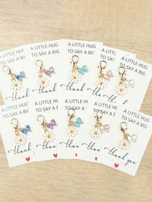 Bộ 12 móc khóa hình bướm và hoa cúc mini dễ thương, nhiều màu sắc, thích hợp làm mặt dây chuyền túi xách, dây đeo túi xách, trang trí túi xách, thiết kế chủ đề động vật thời trang, hoàn hảo cho phụ kiện túi xách, móc khóa, móc khóa xe hơi, món quà lý tưởng cho các dịp lễ, Ngày của Mẹ, Ngày của Cha, tựu trường, tốt nghiệp. - Nhiều màu - Xem 10