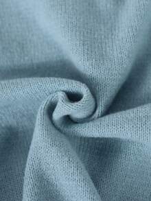 1pc Boys & Teens' Fashionable Solid Color Comfortable Casual Pullover Sweater, Suitable For Outdoor Or Indoor Wear, Warm & Thick, Autumn/Winter