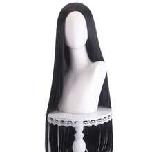 Peluca de Cosplay larga y recta de 40 pulgadas, pelucas de pelo sintético resistentes al calor con separación Central, Rubio, rosa, rojo y morado ZPFE - K002-01 - Ver 13