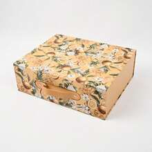 Nuovo set di tre carte da regalo, motivo floreale fresco e carino, scatola regalo in stile Mori Girl, rettangolare e quadrata.