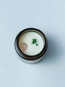 FAMILY SHIP 100g/1pc Mint Scented Candle, Smokeless Burning, Long-Lasting Fragrance, Suitable For Bathroom, Workout, Sleeping, Home Decor, Gifts For Friends, Girlfriend, Elders, New Year, Birthday, Festivals, Mother's Day, Thanksgiving, Valentine's Day