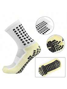 1/4/6 Đôi Tất bóng đá chống trượt cho nam, Tất thể thao thể thao chống trượt cho bóng đá và bóng rổ 8 chiếc/12 chiếc - Nhiều màu - Xem 5