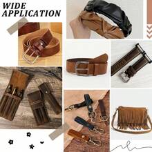 2.5cm * 2M/0.98in * 78.74in Single-Sided Handmade Handle, Artificial Leather Strap, Satin Ribbon Jewelry Making, Rope Material