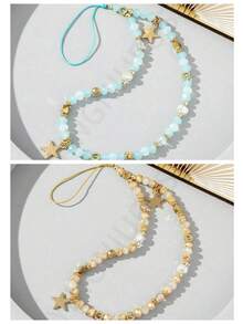 1pc/2pcs Gorgeous Star Lanyards For Your Phone Case - The Perfect Beaded Bracelet Accessory Choice - Multicolor - View 11