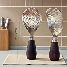 Stainless Steel Rice Spatula - Non-Stick Standable Serving Spoon With Ergonomic Handle, Durable Kitchen Utensil For Daily Use, Material, Easy To Clean