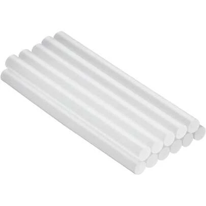 Truper REP-PIPE-5/16, Barras de silicón de repuesto para PIPE-5/16, 12 pzas