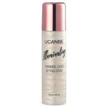 UCANBE Shimmer Dewy Setting Spray – Glowing + Makeup Setting Spray 2 In 1 Lightweight Formula For A Radiant Glow,Long-Lasting Face Mist For Face Body, 4 Fl Oz #Platinum - ColorC - 查看 1