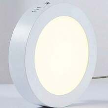 Lámpara de techo de 18 W con iluminación suave, montaje empotrado ultrafino, luz blanca de 6500 K, iluminación montada en superficie para cocina, baño y pasillo. - Tipo de Enchufe A USA (110-127V) - Ver 3