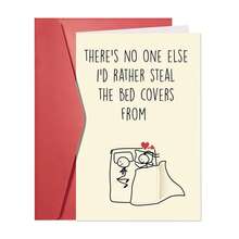 Funny Valentine's Day Cards With Envelopes | Hilarious Romantic Anniversary Cards For Couples & Spouses | Perfect Birthday Gifts From Wife/Girlfriend To Husband/Boyfriend-1PC - Multicolor - View 12