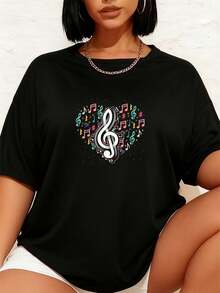 Women T-Shirts - Black - View 1
