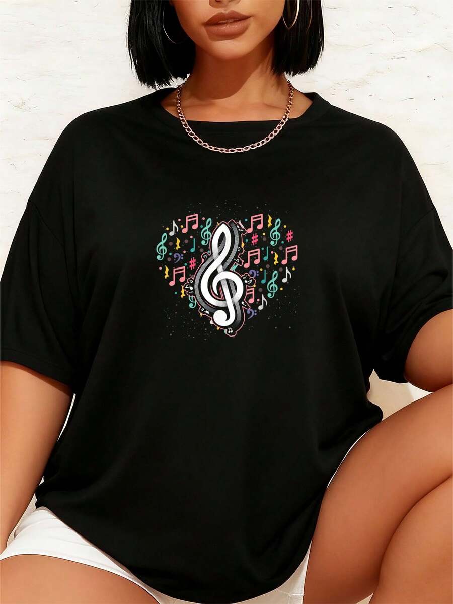 Women T-Shirts - Black - View 1
