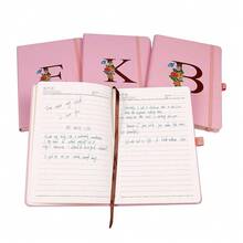 Pink Notebook For Women, 5.7\X8.3\ A5 Journal Notebook With Letter L, Dual-Sided Writing Notebook With Dividers, Cute Leather Journal For Work, Business, Schoolsss, Meetings, Travelers, Small Notebook,L - L - 查看 8